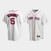 Men's Boston Red Sox Enrique Hernandez 5 White Home Jersey - Robokeg