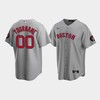 Men's Boston Red Sox Gray Road Custom Jerry Remy Jersey - Robokeg