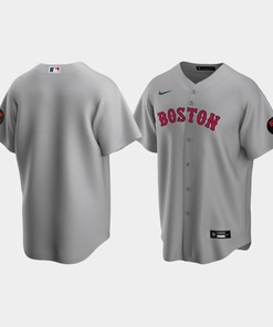 Men's Boston Red Sox Gray Road Jerry Remy Jersey - Robokeg