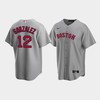 Men's Boston Red Sox Marwin Gonzalez Gray Road Jersey - Robokeg