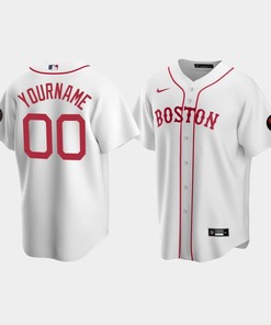 Men's Boston Red Sox White Alternate Custom Jerry Remy Jersey - Robokeg
