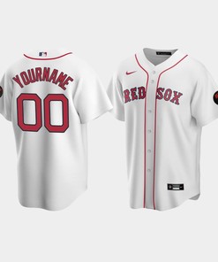 Men's Boston Red Sox White Home Custom Jerry Remy Jersey - Robokeg