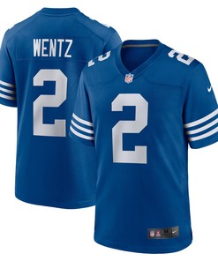 Mens Carson Wentz Royal Indianapolis Colts Alternate Game Jersey Nfl - Robokeg