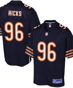 Mens Chicago Bears Akiem Hicks Nfl Pro Line Navy Team Color Jersey - Robokeg