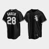 Men's Chicago White Sox 28 Leury Garcia Black Alternate Jersey - Robokeg