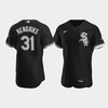 Men's Chicago White Sox 31 Liam Hendriks Black Alternate Jersey - Robokeg
