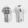 Men's Chicago White Sox 33 James McCann White Home Jersey - Robokeg