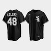 Men's Chicago White Sox 48 Alex Colome Black Alternate Jersey - Robokeg