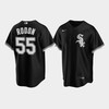 Men's Chicago White Sox 55 Carlos Rodon Black Alternate Jersey - Robokeg