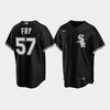 Men's Chicago White Sox 57 Jace Fry Black Alternate Jersey - Robokeg