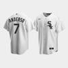 Men's Chicago White Sox 7 Tim Anderson White Home Jersey - Robokeg