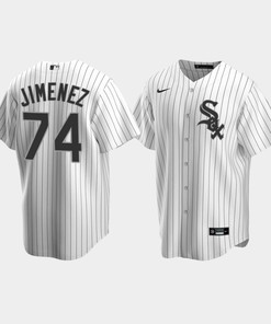 Men's Chicago White Sox 74 Eloy Jimenez White Home Jersey - Robokeg