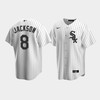 Men's Chicago White Sox 8 Bo Jackson White Home Jersey - Robokeg