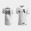 Men's Chicago White Sox 88 Luis Robert White Home Jersey - Robokeg