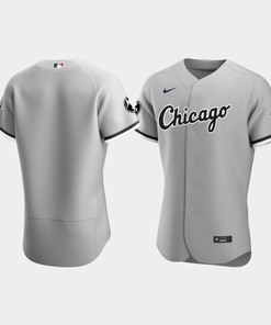 Men's Chicago White Sox Gray MR Patch Jersey - Robokeg