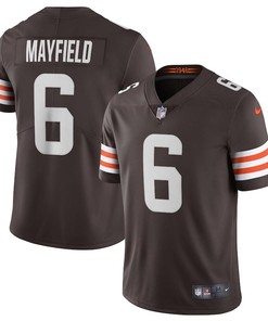 Mens Cleveland Browns Baker Mayfield Nike Brown Vapor Limited Player Jersey - Robokeg