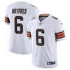 Mens Cleveland Browns Baker Mayfield Nike White Vapor Limited Jersey - Robokeg