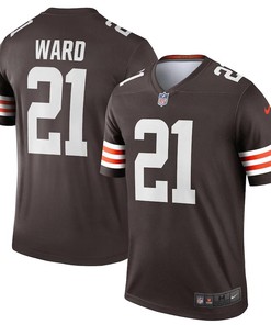 Mens Cleveland Browns Denzel Ward Nike Brown Player Legend Jersey - Robokeg