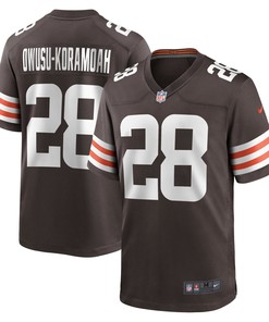 Mens Cleveland Browns Jeremiah Owusu-koramoah Brown 2021 Nfl Draft Pick Player Game Jersey Gift For Cleveland Browns Fans - Robokeg