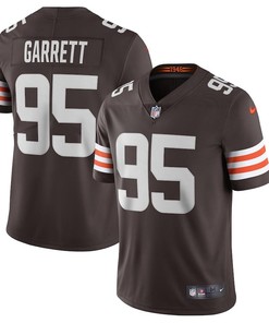 Mens Cleveland Browns Myles Garrett Nike Brown Vapor Limited Jersey - Robokeg