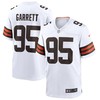 Mens Cleveland Browns Myles Garrett Nike White Player Game Jersey - Robokeg