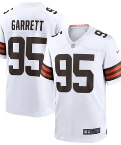 Mens Cleveland Browns Myles Garrett Nike White Player Game Jersey - Robokeg