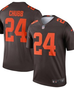 Mens Cleveland Browns Nick Chubb Nike Brown Alternate Legend Jersey - Robokeg