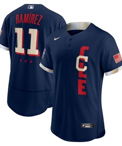 Mens Cleveland Jose Ramirez Navy 2021 Mlb All Star Game Player Jersey Gift For Cleveland Fans - Robokeg