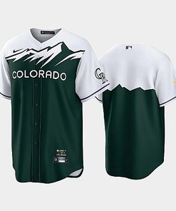 Men's Colorado Rockies 2022-23 City Connect Green Jersey - Robokeg
