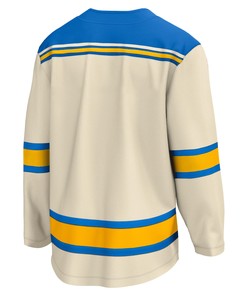 Men's Cream St. Louis Blues 2022 Winter Classic Breakaway Jersey Jersey - Robokeg