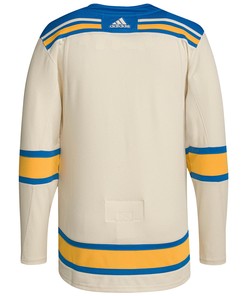 Men's Cream St. Louis Blues 2022 Winter Classic Jersey Jersey - Robokeg