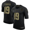 Mens Dallas Cowboys #19 Amari Cooper 2020 Black Camo Salute To Service Limited Stitched Nfl Jersey - Robokeg