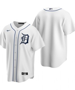 Mens Detroit Mlb Baseball Team Home White Jersey Gift For Tigers Fans - Robokeg