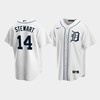 Men's Detroit Tigers 14 Christin Stewart White Home Jersey - Robokeg