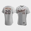Men's Detroit Tigers 20 Spencer Torkelson Gray Road Jersey - Robokeg
