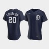 Men's Detroit Tigers 20 Spencer Torkelson Navy Alternate Jersey - Robokeg