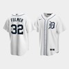 Men's Detroit Tigers 32 Michael Fulmer White Home Jersey - Robokeg
