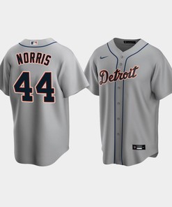 Men's Detroit Tigers 44 Daniel Norris Gray Road Jersey - Robokeg