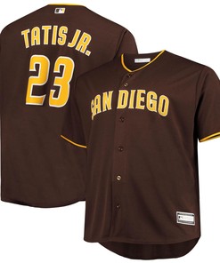 Men's Fernando Tatis Jr. Brown San Diego Padres Big & Tall Player Jersey - Robokeg