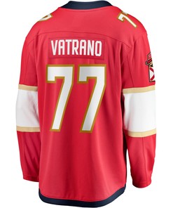 Men's Frank Vatrano Red Florida Panthers Home Breakaway Player Jersey Jersey - Robokeg