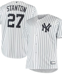 Men's Giancarlo Stanton White New York Yankees Big & Tall Player Jersey - Robokeg