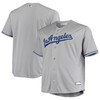 Men's Gray Los Angeles Dodgers Big & Tall Team Jersey - Robokeg