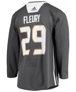 Men's Gray Vegas Golden Knights Practice Jersey Jersey - Robokeg