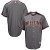 Men's Gray/Black Arizona Diamondbacks Jersey - Fashion Official Cool Base Team Jersey - Robokeg