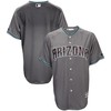 Men's Gray/Teal Arizona Diamondbacks Jersey - Official Fashion Cool Base Team Jersey - Robokeg