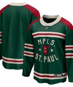 Men's Green Minnesota Wild 2022 Winter Classic Breakaway Jersey Jersey - Robokeg