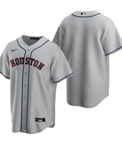 Mens Houston Astros Mlb 2020 Road Gray Jersey Gift For Astros And Baseball Fans - Robokeg