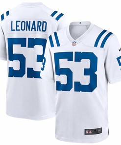 Mens Indianapolis Colts Darius Leonard Nike White Game Player Jersey - Robokeg