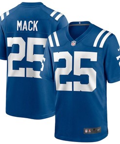 Mens Indianapolis Colts Marlon Mack Nike Royal Game Player Jersey - Robokeg