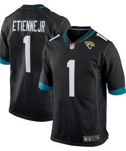 Mens Jacksonville Jaguars Travis Etienne Black Alternate 2021 Nfl Draft First Round Pick Game Jersey Gift For Jacksonville Jaguars Fans - Robokeg